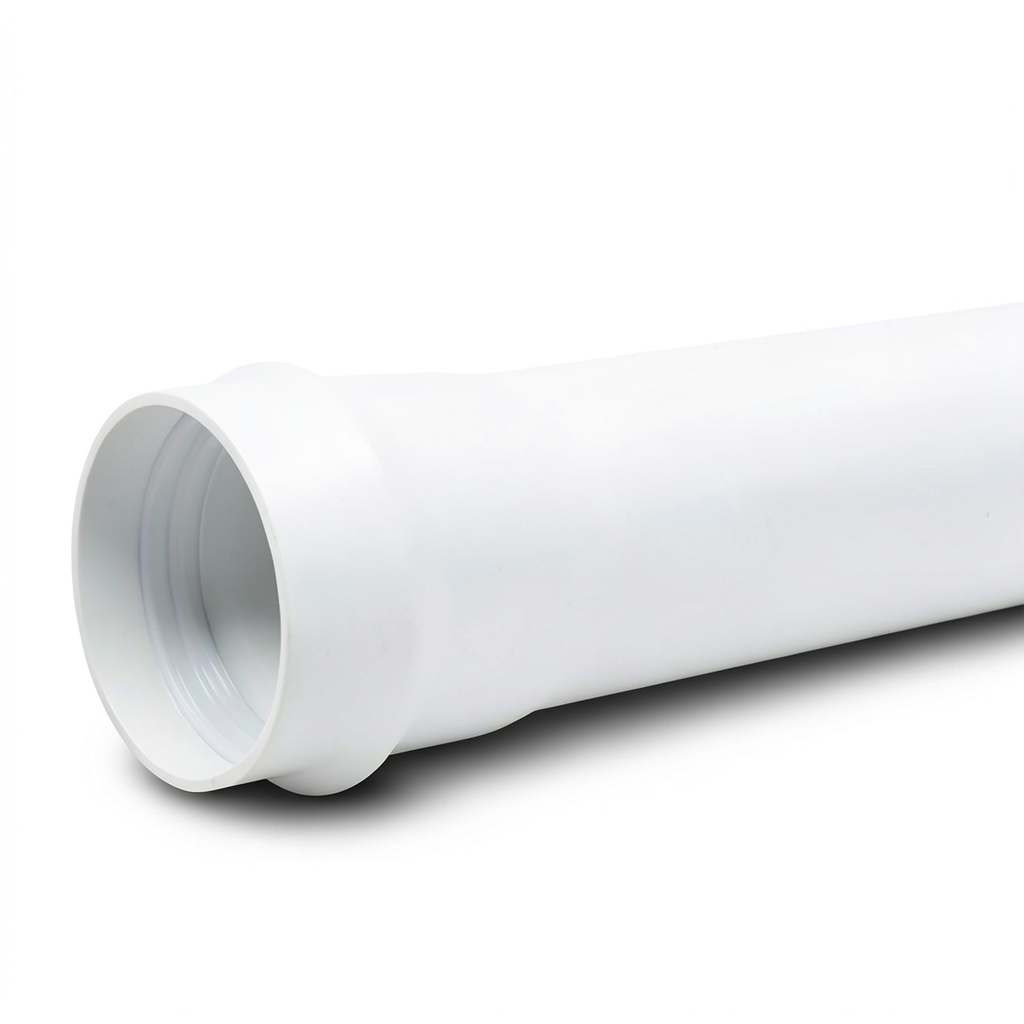 أنابيب UPVC كلاس 2 ضغط 4 بار، قطر خارجي 450 مم، سمك 8.9 مم، أبيض