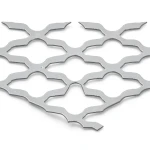 Hot Rolled Expanded Metal Mozakhraf Design Wire Diameter 1.5 mm Width 1.22 M Length 7 M