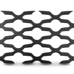 Hot Rolled Expanded Metal 1.7 mm Thickness, 1.22 M Width, 1 M Length, Mozakhraf Design
