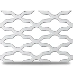 Hot Rolled Expanded Metal Mesh 1.7 mm Thickness, Size 2.44×2 M, Mozakhraf Shape