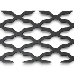Hot Rolled Expanded Mesh Mozakhraf Form Thickness 1.7 mm Width 2.44 M Length 3 M