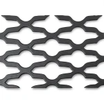 Hot Rolled Expanded Metal Sheet Flattened Mozakhraf, Wire Diameter 1.7 mm, Size 2.44×5 M