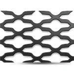 Hot Rolled Flattened Expanded Metal Mozakhraf Form Thickness 1.5 mm Size 2.44×6 m