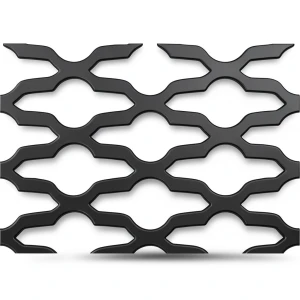 Hot Rolled Flattened Expanded Metal Mozakhraf Form Thickness 1.5 mm Size 2.44×6 m