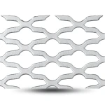 Hot Rolled Expanded Metal Mesh Mozakhraf Form Wire Diameter 1.7 mm Size 1.22×2 m