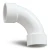 UPVC Elbow Long Radius 90° Outside Diameter 140 mm White Color | SAPPCO - Image 1