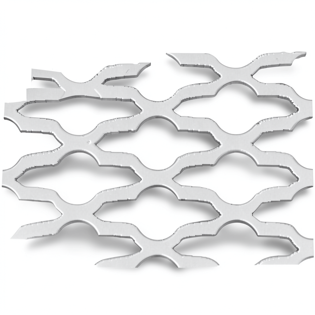 Hot Rolled Expanded Metal Sheet Flattened, Mozakhraf Shape, Thickness 1.5 mm, Width 1.22 M, Length 6 M