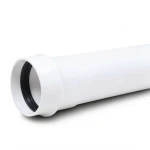 UPVC Plastic Pipe PN 10 Bar Class 4, Size 75 mm, Thickness 3.6 mm, White