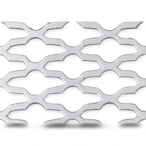 Hot Rolled Expanded Mesh Mozakhraf Form Thickness 1.7 mm Width 2.44 M Length 3 M