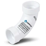 UPVC Elbow Long Radius 45° Outside Diameter 32 mm White Color | SAPPCO