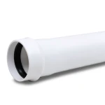 UPVC Plastic Pipe PN 10 Bar Class 4, Size 90 mm, White, Thickness 4.3 mm