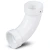 UPVC Elbow Long Radius 45° Outside Diameter 40 mm White Color | SAPPCO - Image 1