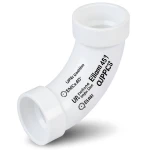 UPVC Elbow Long Radius 45° Outside Diameter 50 mm White Color | SAPPCO