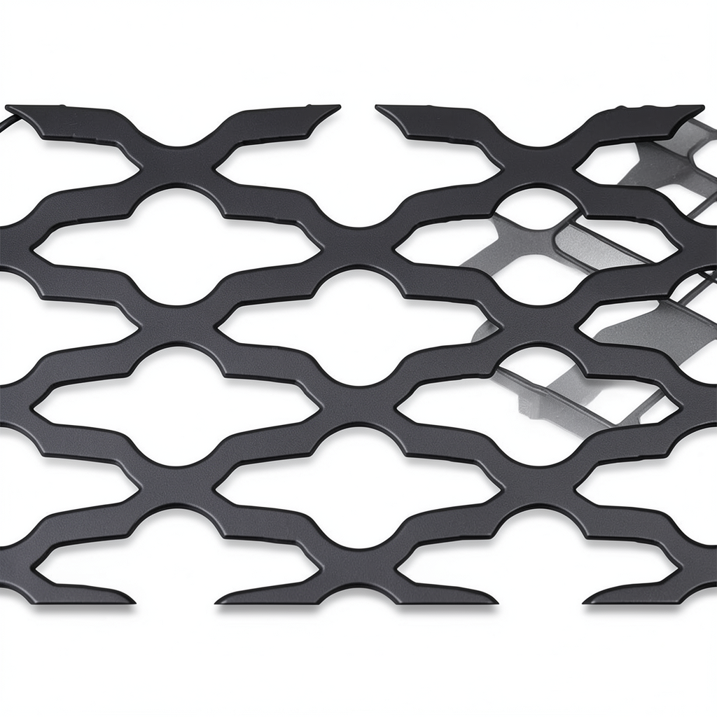Hot Rolled Expanded Metal Sheet Flattened Mozakhraf, Wire Diameter 1.7 mm, Size 2.44×5 M