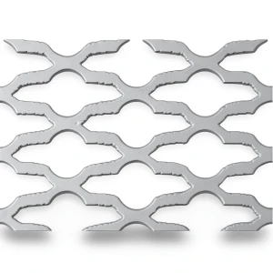 Hot Rolled Expanded Metal Mesh Mozakhraf Form Wire Diameter 1.7 mm Size 1.22×2 m