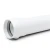 White UPVC Plastic Pipe PN 10 Bar Class 4, Size 110 mm, Thickness 5.3 mm - Image 1