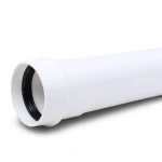 انابيب بلاستيك UPVC ابيض مقاس 125 مم، سماكة 6 مم، ضغط 10 بار كلاس 4