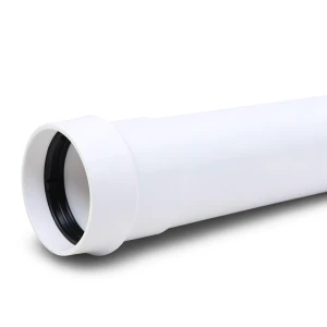 انابيب بلاستيك UPVC ابيض مقاس 125 مم، سماكة 6 مم، ضغط 10 بار كلاس 4