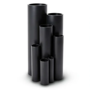HDPE Pipe 12.5 Bar Pressure PE 100 Size 225 mm Thickness 16.6 mm Black