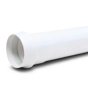 UPVC Plastic Pipe Class 2 PN 4 Bar, 315 mm OD, 6.2 mm Thickness, White