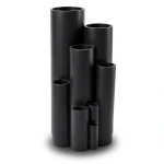 HDPE Plastic Pipe 250 mm Size 18.4 mm Thickness 12.5 Bar Pressure PE 100 Black