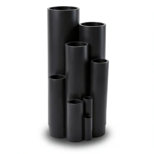 HDPE Plastic Pipe 250 mm Size 18.4 mm Thickness 12.5 Bar Pressure PE 100 Black