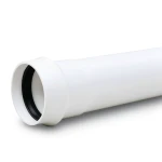 مواسير UPVC كلاس 2 ضغط 4 بار، قطر خارجي 355 مم، سماكة 7.0 مم، لون أبيض