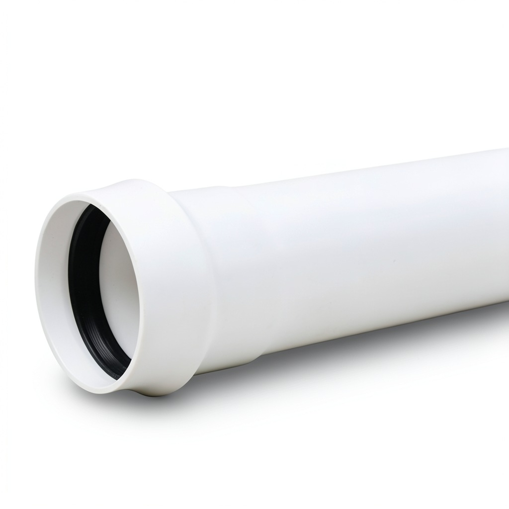 UPVC Pipe Class 2 PN 4 Bar, 355 mm OD, 7.0 mm Thickness, White