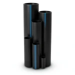 أنابيب HDPE ضغط 12.5 بار PE 100، قطر خارجي 315 مم، سمك 23.2 مم، لون أسود