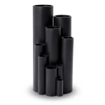HDPE Plastic Pipe Pressure 12.5 Bar PE 100 Outside Diameter 355 mm Thickness 26.1 mm Black