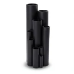 High Density Polyethylene Pipe Pressure 12.5 Bar PE 100 Outside Diameter 400 mm Thickness 29.4 mm Black
