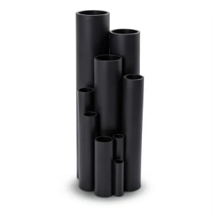 High Density Polyethylene Pipe Pressure 12.5 Bar PE 100 Outside Diameter 400 mm Thickness 29.4 mm Black