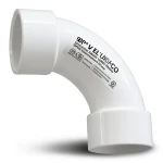 UPVC Elbow 90° Long Radius Outside Diameter 20 mm White | SAPPCO
