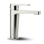 Italian Automatic Washbasin Tap Brass Chrome Short