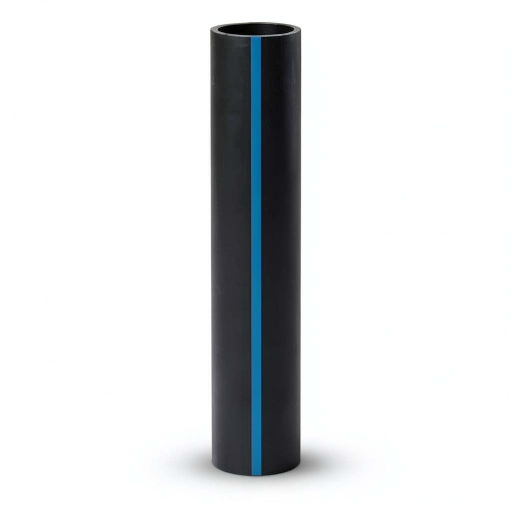 مواسير بلاستيك HDPE ضغط 16 بار PE 80 مقاس 315 mm سمك 35.2 mm لون أسود