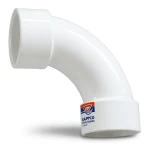 UPVC Elbow Long Radius 90° Outside Diameter 160 mm White Color | SAPPCO