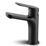 Bathroom Washbasin Mixer 13.6 cm Black | Saudi Ceramics