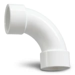 UPVC Elbow Long Radius 90° Outside Diameter 200 mm White Color | SAPPCO