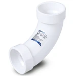 UPVC Elbow Long Radius 45° Outside Diameter 16 mm White Color | SAPPCO