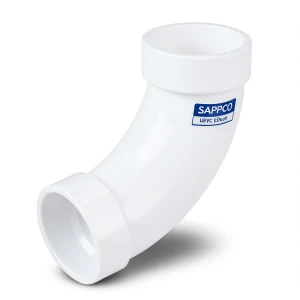 UPVC Elbow Long Radius 45° 63 mm White Color | SAPPCO