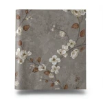 American Wallpaper Dark Beige Floral Design, 10m x 0.53m, Model HN5311
