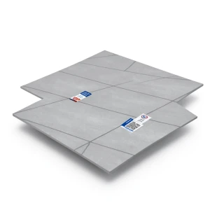 Project Porcelain Floor Tiles Silky 10 mm Thick Size 60x60 cm Grey Color | Riyadh Ceramics