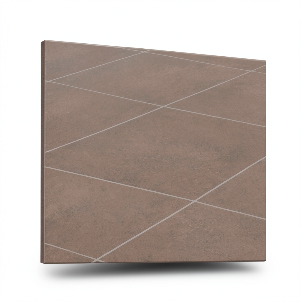Heavy Duty Porcelain Floor Tiles Matte 20 mm Thickness 60x60 cm Brown Color | Riyadh Ceramics