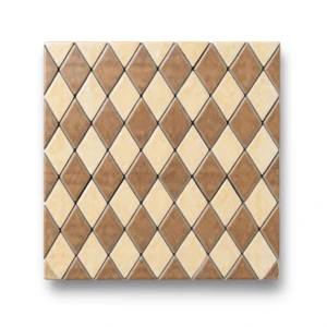 بلاط ارضيات سيراميك 43×43 سم، فسيفساء مربعة دافئة، مربع