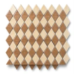 Ceramic Wall Tiles Square 43x43 cm Check Mosaic Warm