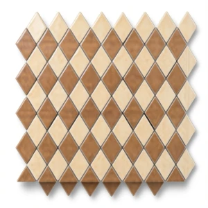 بلاط حوائط سيراميك مربع 43×43 سم فسيفساء مربعة دافئة