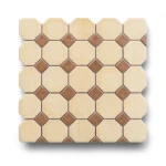 Ceramic Floor Tiles 43x43 cm Hive Mosaic Warm Square Loft