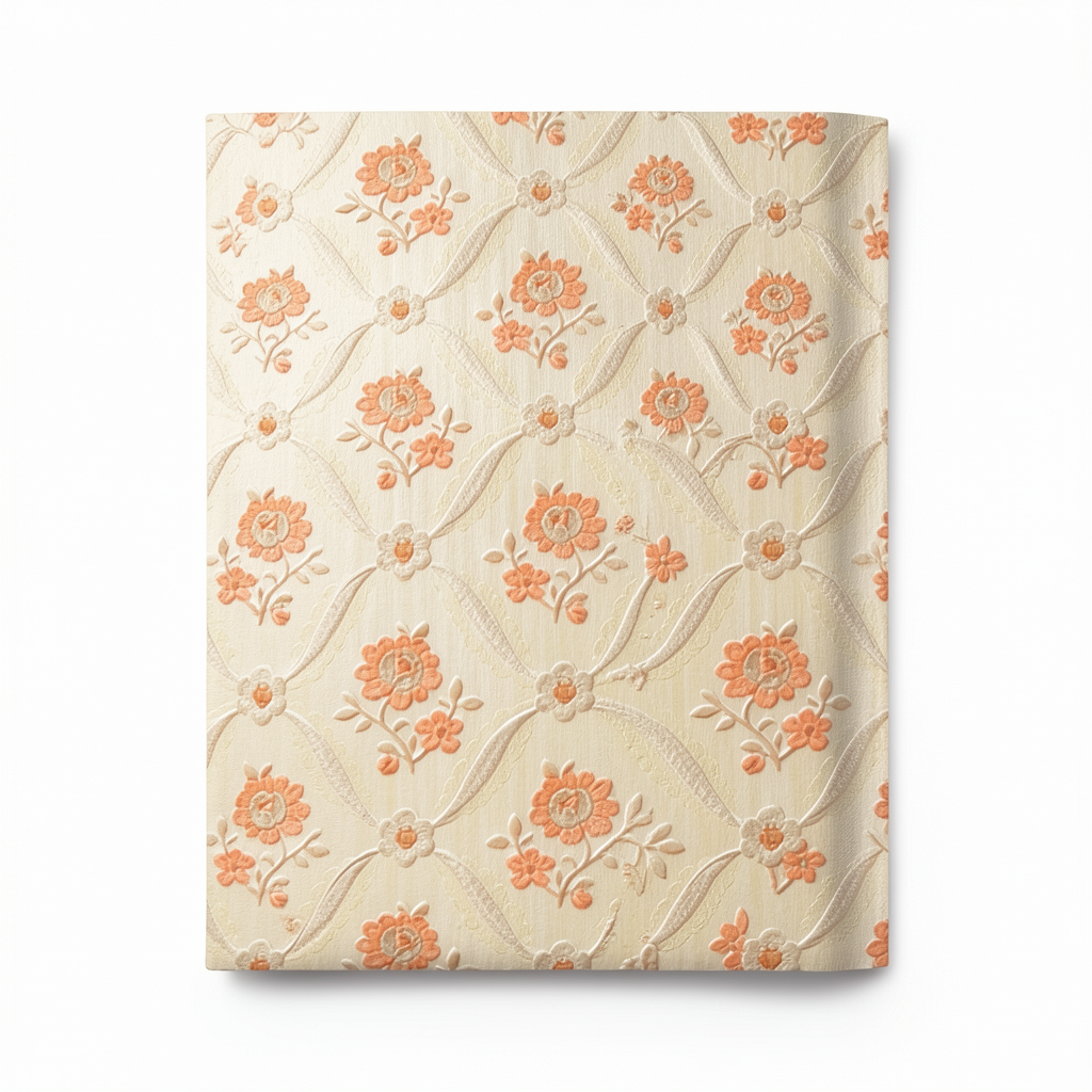 Wall Covering Ducali Design 10 m² Beige with Orange Color | Ducali