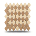 Ceramic Wall Tiles Square 43x43 cm Check Mosaic Warm
