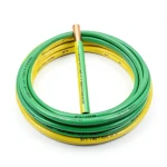 Single Core Solid Copper Cable PVC 70ºC Insulation 2.5 mm² 450/750 Volt 300 Feet Yellow with Green | Al Fanar